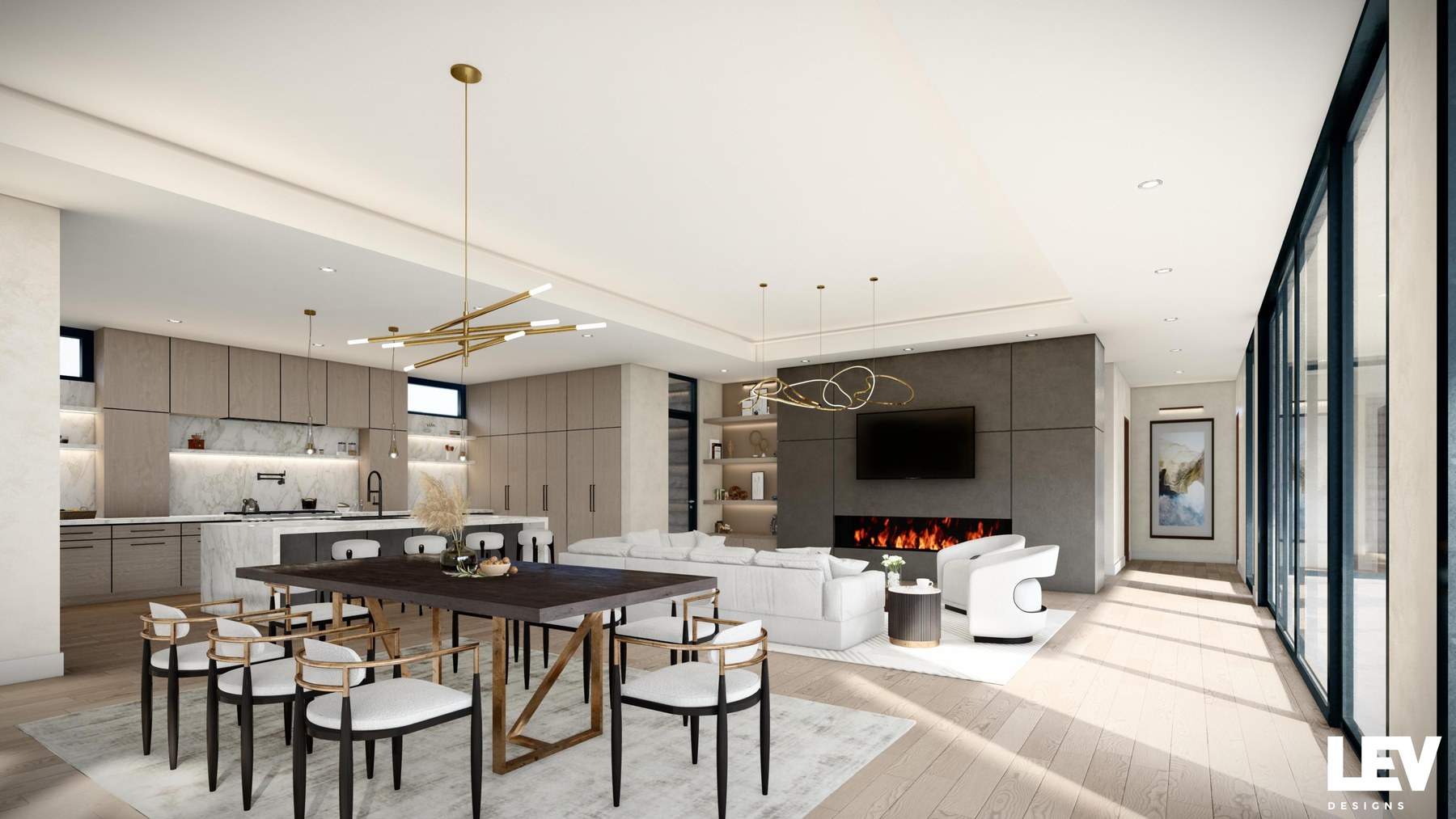 Interior home image published on Nevezi Custom Homes’ official website