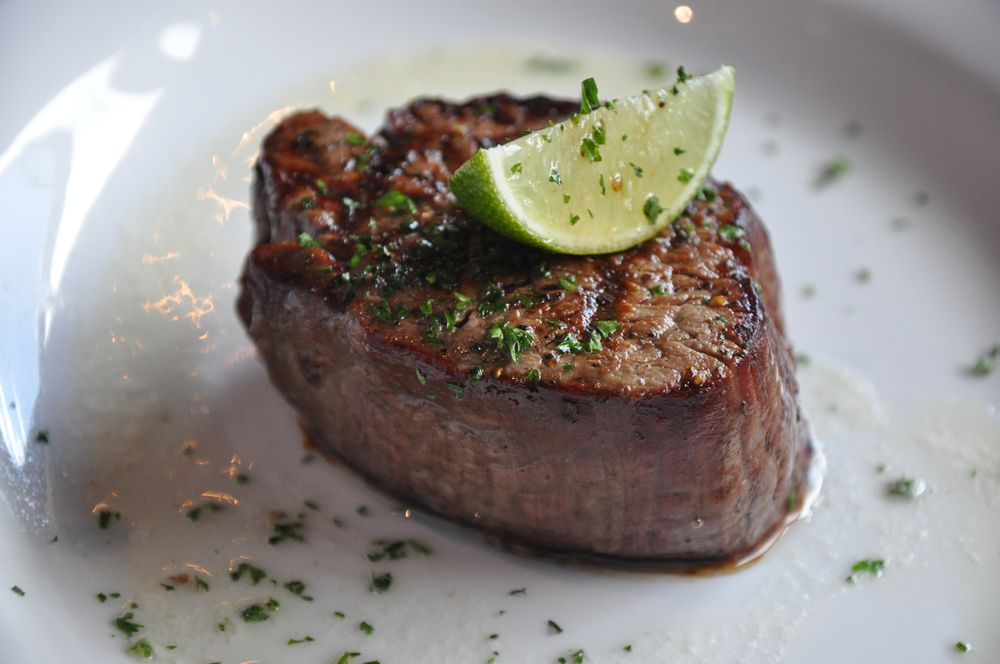 Steak served at C. Knight's Steakhouse in El Dorado Hills