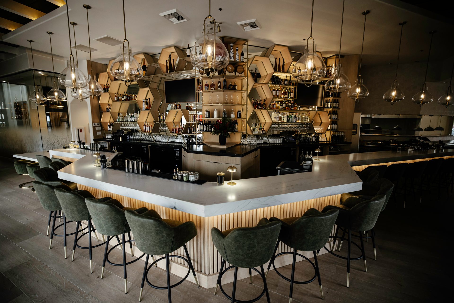 Eldo Chophouse bar and dining interior in El Dorado Hills